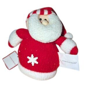 *3 FOR $9* St. Nicholas Square Fa La La Plush Stuffed Santa Claus Tree Ornament